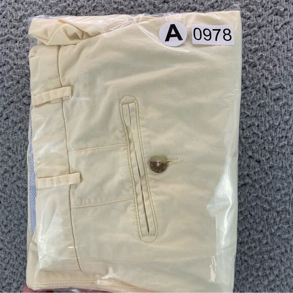 Peter Millar Men's Soft Touch Twill Flat Front Chino Pants Chamois  -  Size:  35 - Picture 15 of 15